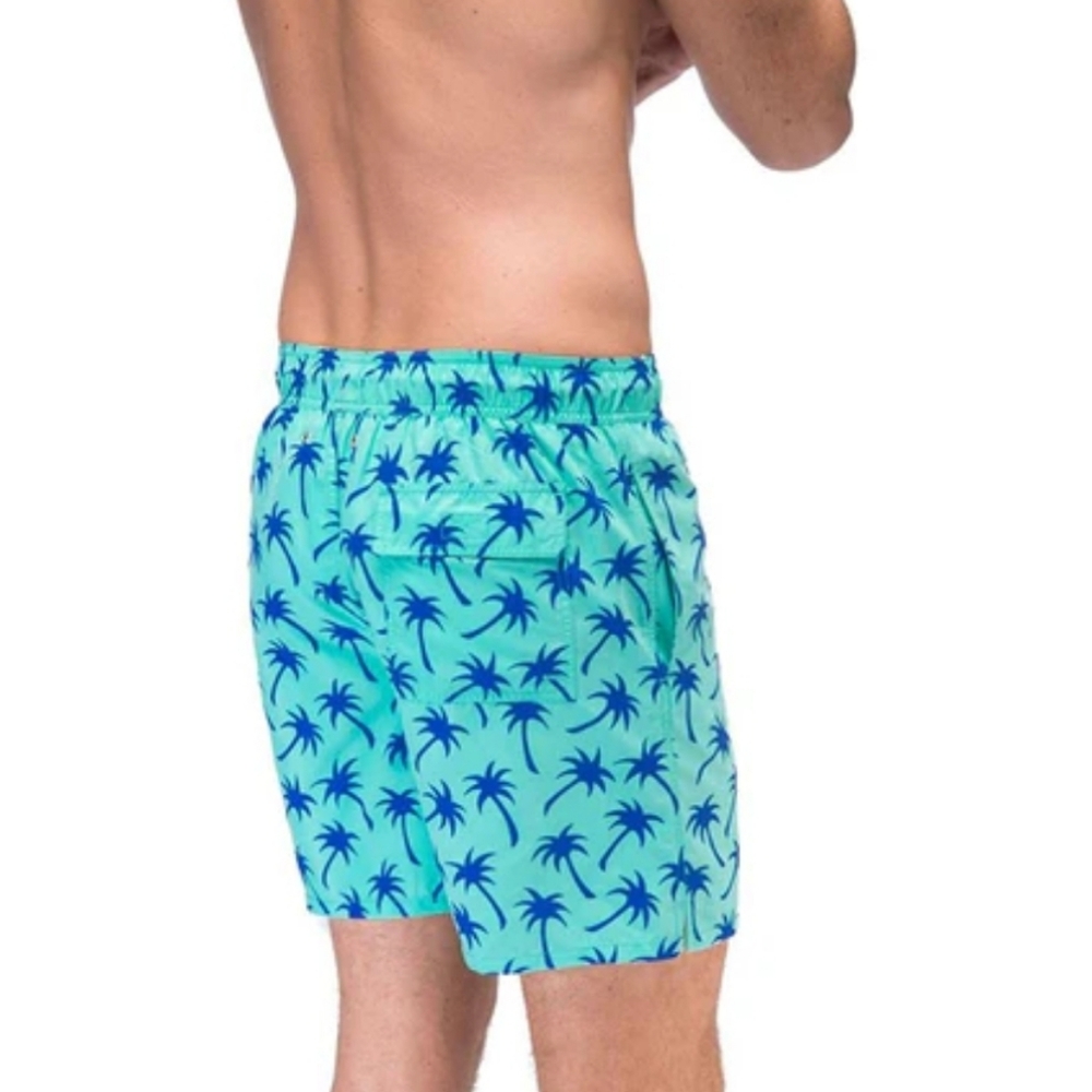 Tom & Teddy Palm Tree Swim Trunks